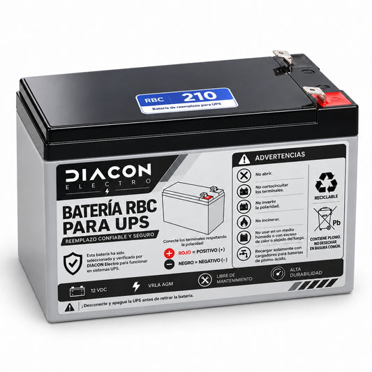 Batería Compatible RBCV-210- Instalación gratuita disponible