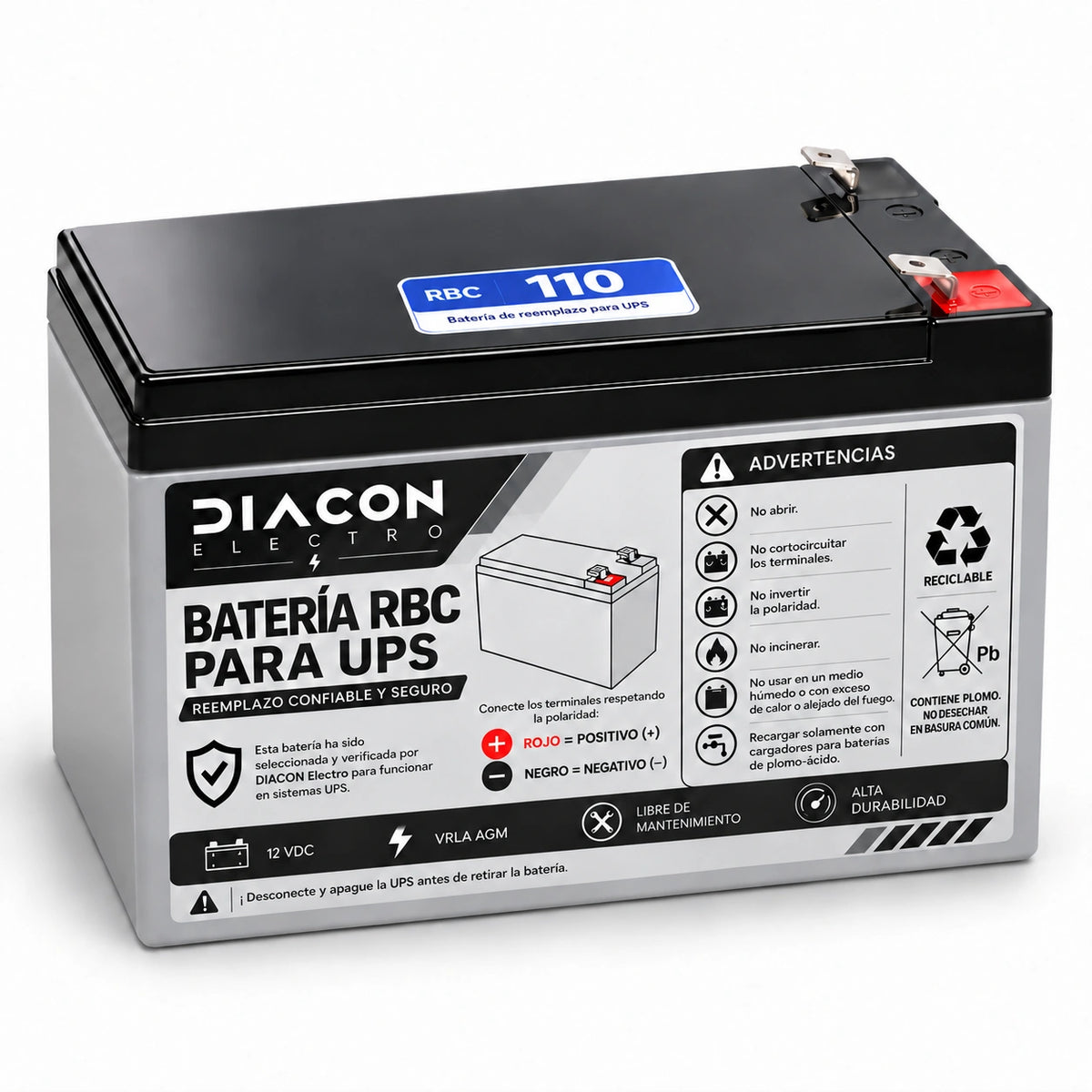 Batería CompatiblE RBC-110 - Instalación gratuita disponible