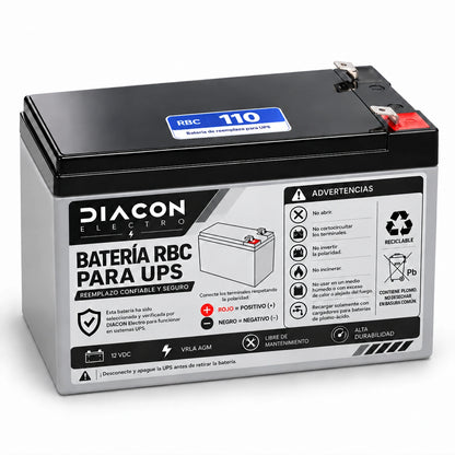 Batería CompatiblE RBC-110 - Instalación gratuita disponible