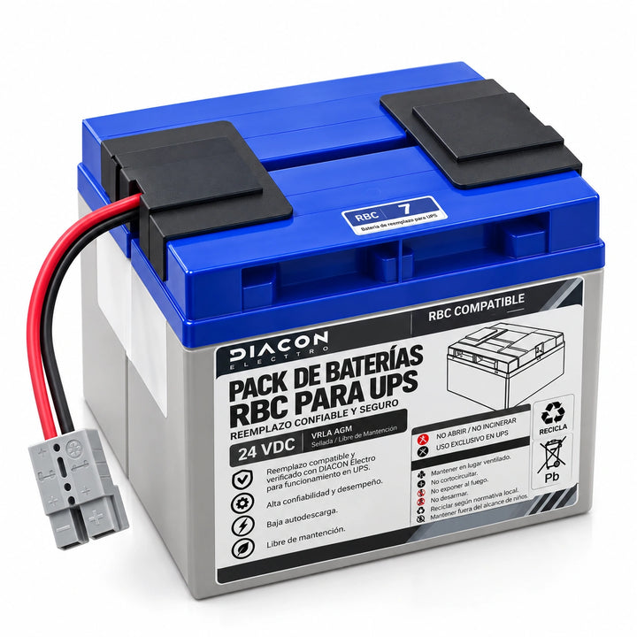 Batería Compatible RBC-7 - Instalación gratuita disponible