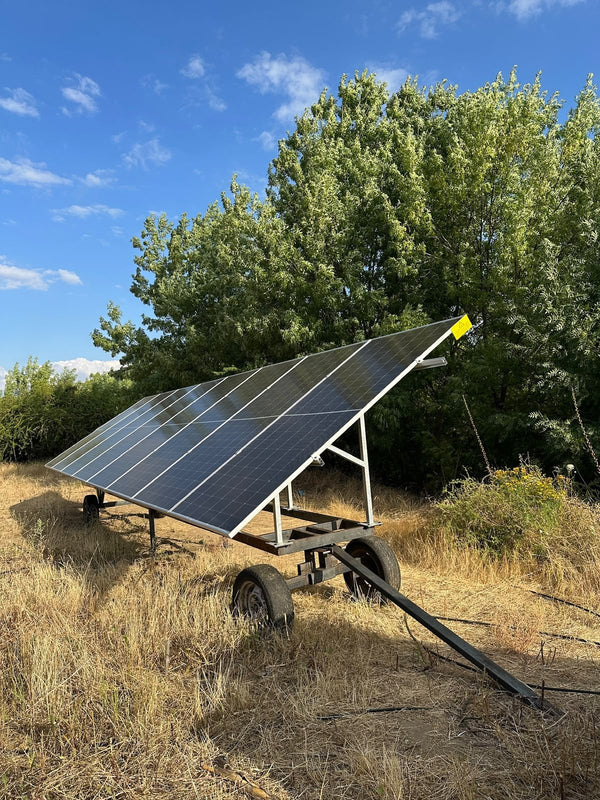 Riego solar instalado en Cauquenes