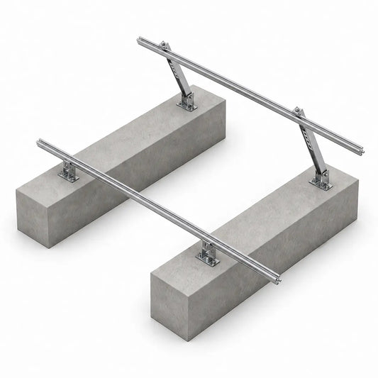 Kit de montaje estructura Variable para 2 Paneles de 170W o 100W