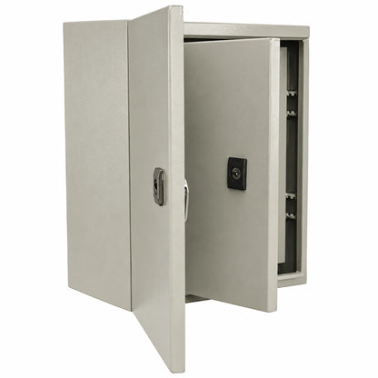 Tablero C/puerta interior 400x300x250mm RAL 7032 IP66