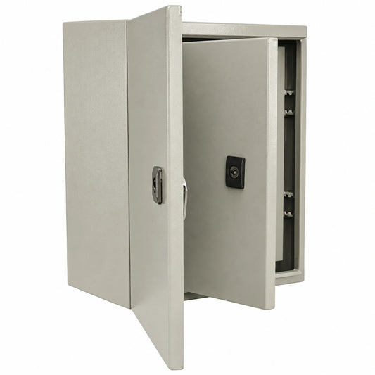 Tablero C/puerta interior 400x300x250mm RAL 7032 IP66
