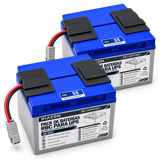 Batería Compatible RBC-55- Instalación gratuita disponible