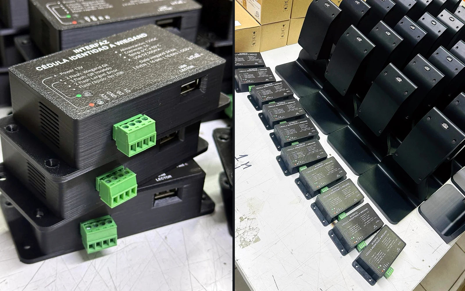 Desarrollo y fabricación de interfaz Wiegand para control de acceso