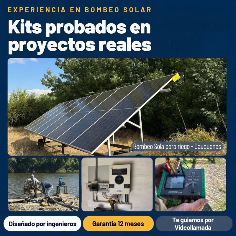 Kit de Bombeo Solar para 1HP a 2HP