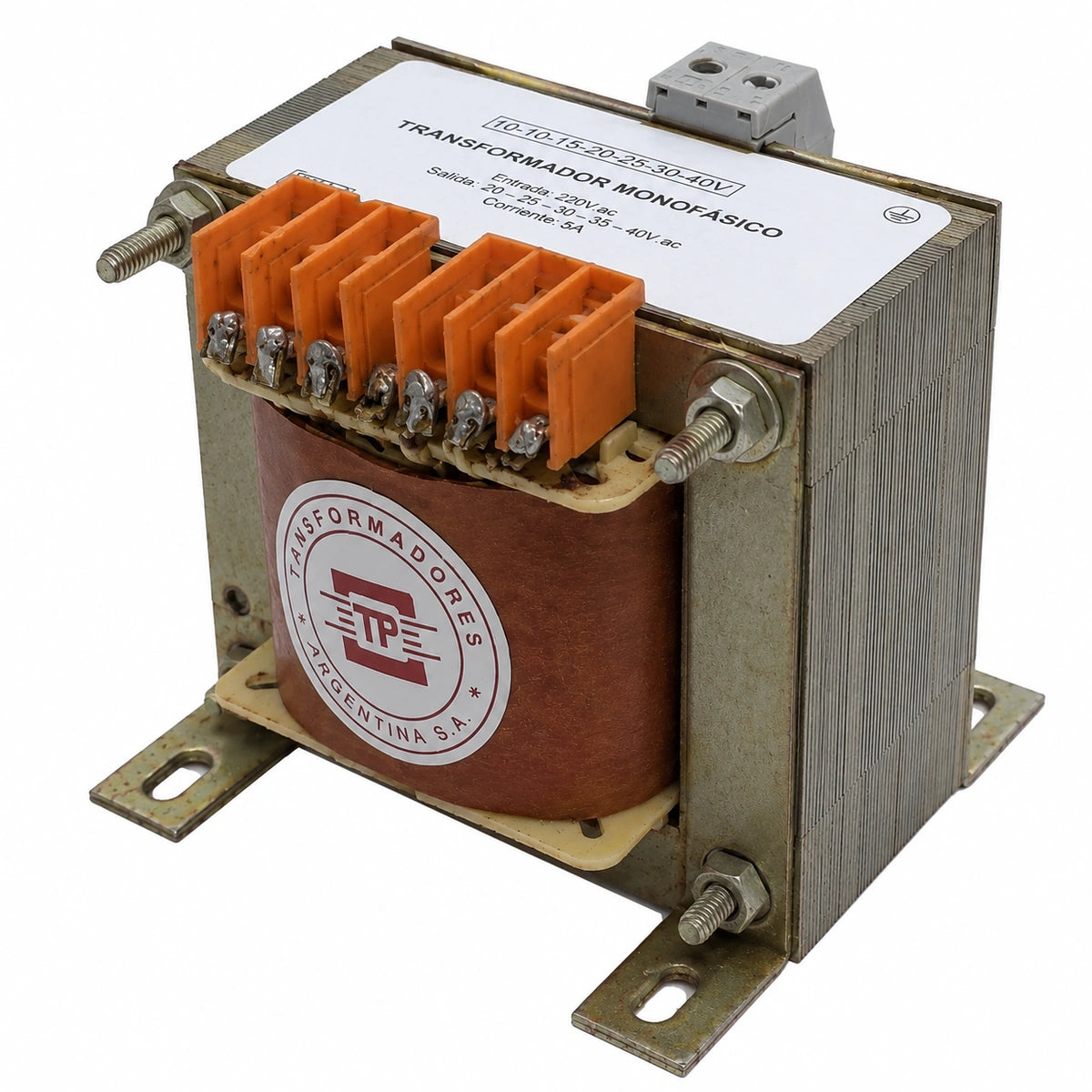 Transformador de control 200W 220V a 20/25/30/35/40V AC – 5A