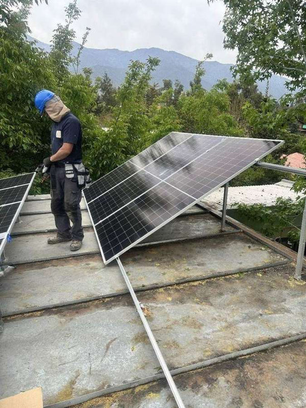 Riego solar instalado en Cauquenes