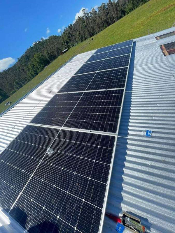 Riego solar instalado en Cauquenes