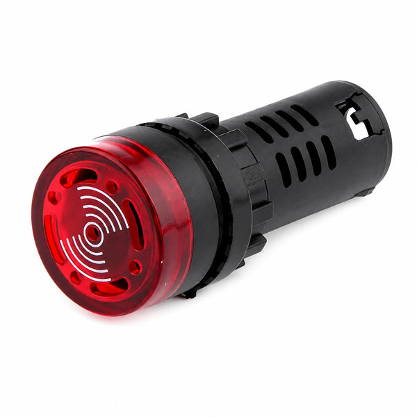 Alarma sonora Buzzer 220V Roja | Baliza Sirena