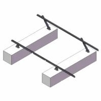 Ki de montaje estructura Variable para 2 Paneles de 170W o 100W